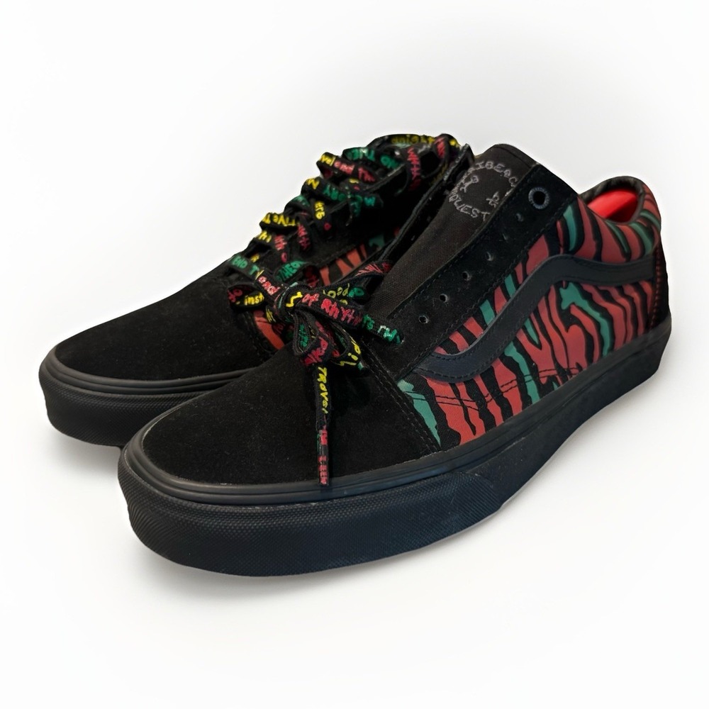 Vans x A Tribe Called Quest Mens Shoes ATCQ Black Mens Size 10.5